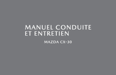 Couverture Notice Mazda CX-30
