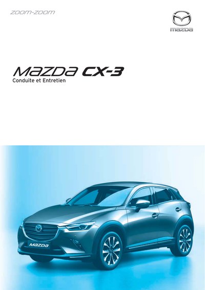 Couverture Notice Mazda CX-3