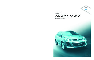 Couverture Notice Mazda CX-7