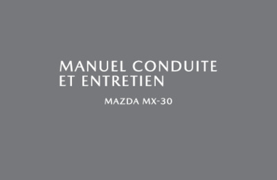 Couverture Notice Mazda MX-30