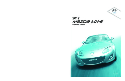 Couverture Notice Mazda MX-5