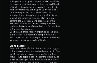 Couverture Notice Mercedes-Benz AMG GT