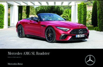 Couverture Notice Mercedes-Benz AMG SL Roadster