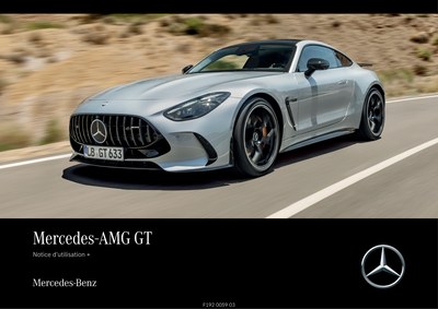Couverture Notice Mercedes-Benz AMG GT
