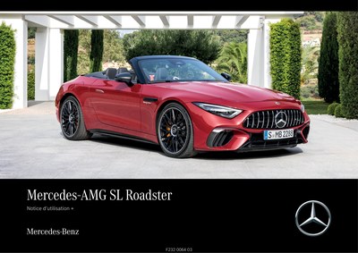 Couverture Notice Mercedes-Benz AMG SL Roadster