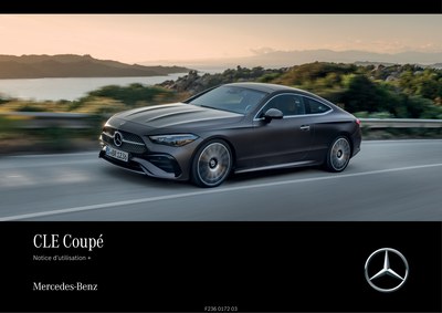 Couverture Notice Mercedes-Benz Classe CLE Coupé