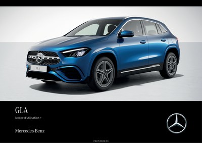 Couverture Notice Mercedes-Benz Classe GLA