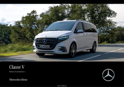 Couverture Notice Mercedes-Benz Classe V