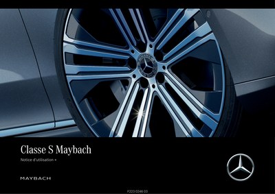 Couverture Notice Mercedes-Benz Maybach Classe S