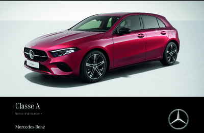 Couverture Notice Mercedes-Benz Classe A