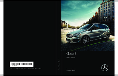 Couverture Notice Mercedes-Benz Classe B