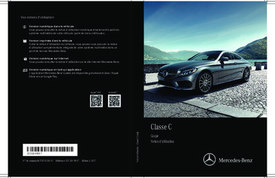 Couverture Notice Mercedes-Benz Classe C Coupé