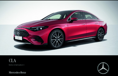 Couverture Notice Mercedes-Benz Classe CLA