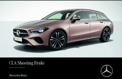 Couverture Notice Mercedes-Benz Classe CLA Shooting Brake