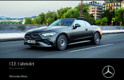 Couverture Notice Mercedes-Benz Classe CLE Cabriolet