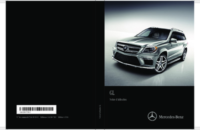 Couverture Notice Mercedes-Benz Classe GL