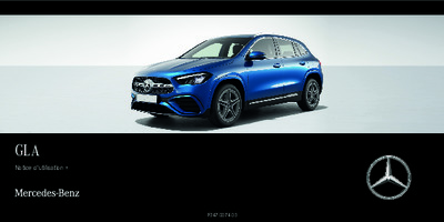 Couverture Notice Mercedes-Benz Classe GLA