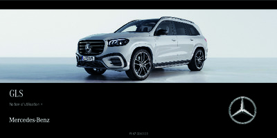 Couverture Notice Mercedes-Benz Classe GLS