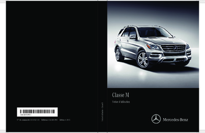 Couverture Notice Mercedes-Benz Classe M