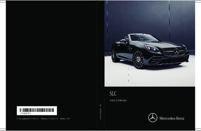 Couverture Notice Mercedes-Benz Classe SLC