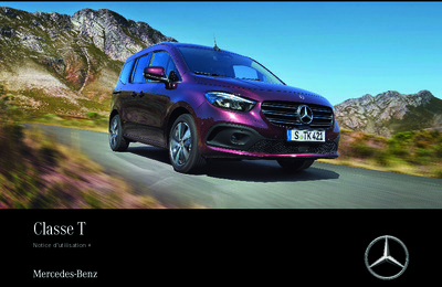 Couverture Notice Mercedes-Benz Classe T