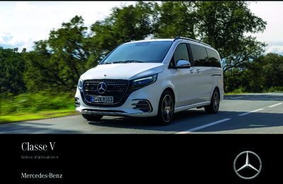 Couverture Notice Mercedes-Benz Classe V