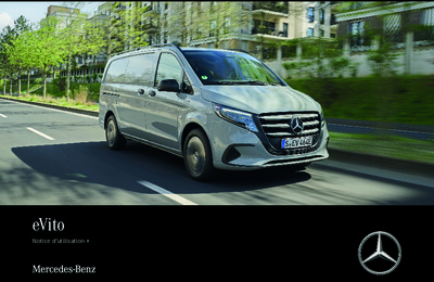 Couverture Notice Mercedes-Benz eVito