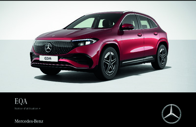 Couverture Notice Mercedes-Benz EQA