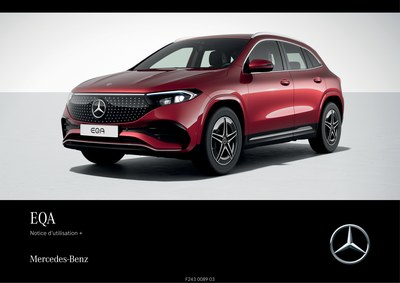 Couverture Notice Mercedes-Benz EQA