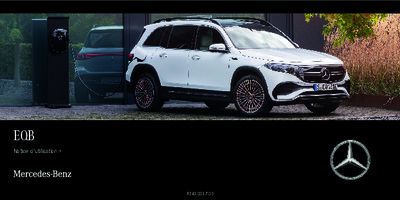 Couverture Notice Mercedes-Benz EQB