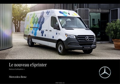 Couverture Notice Mercedes-Benz eSprinter