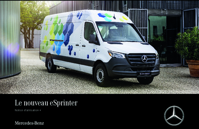 Couverture Notice Mercedes-Benz eSprinter