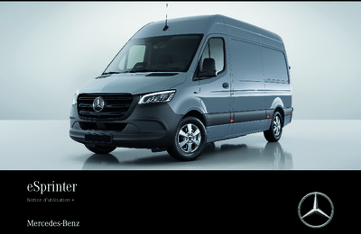 Couverture Notice Mercedes-Benz eSprinter