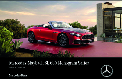 Couverture Notice Mercedes-Benz Maybach SL Roadster