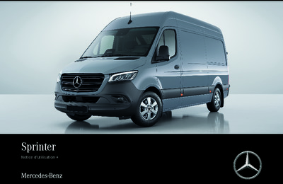 Couverture Notice Mercedes-Benz Sprinter