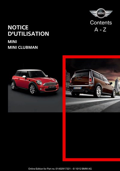 Couverture Notice Mini Clubman
