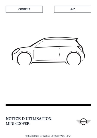 Couverture Notice Mini Hatch