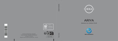 Couverture Notice Nissan Ariya