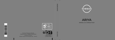 Couverture Notice Nissan Ariya
