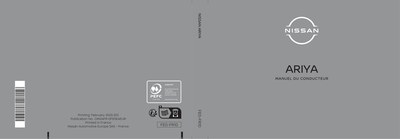Couverture Notice Nissan Ariya