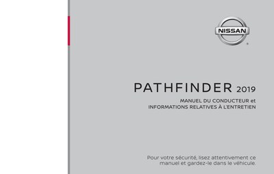 Couverture Notice Nissan Pathfinder
