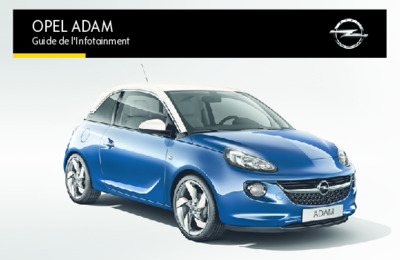 Couverture Notice Opel Adam