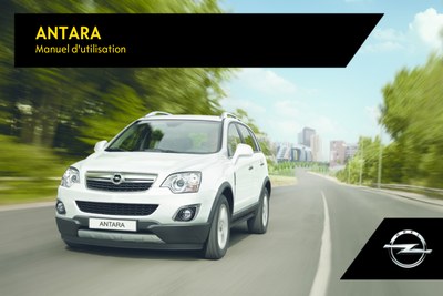 Couverture Notice Opel Antara