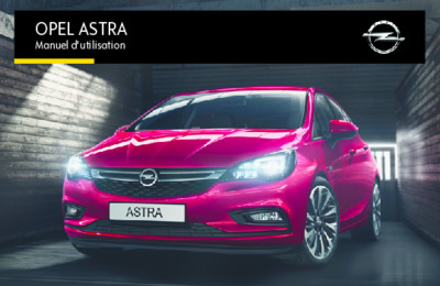 Couverture Notice Opel Astra