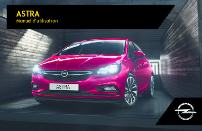 Couverture Notice Opel Astra
