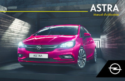 Couverture Notice Opel Astra