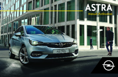 Couverture Notice Opel Astra