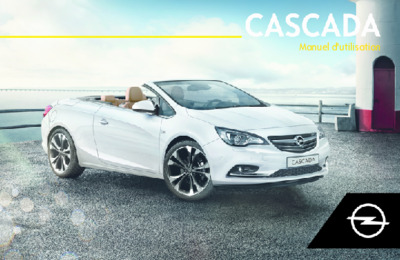 Couverture Notice Opel Cascada