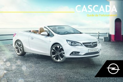Couverture Notice Opel Cascada