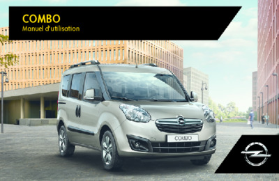 Couverture Notice Opel Combo
